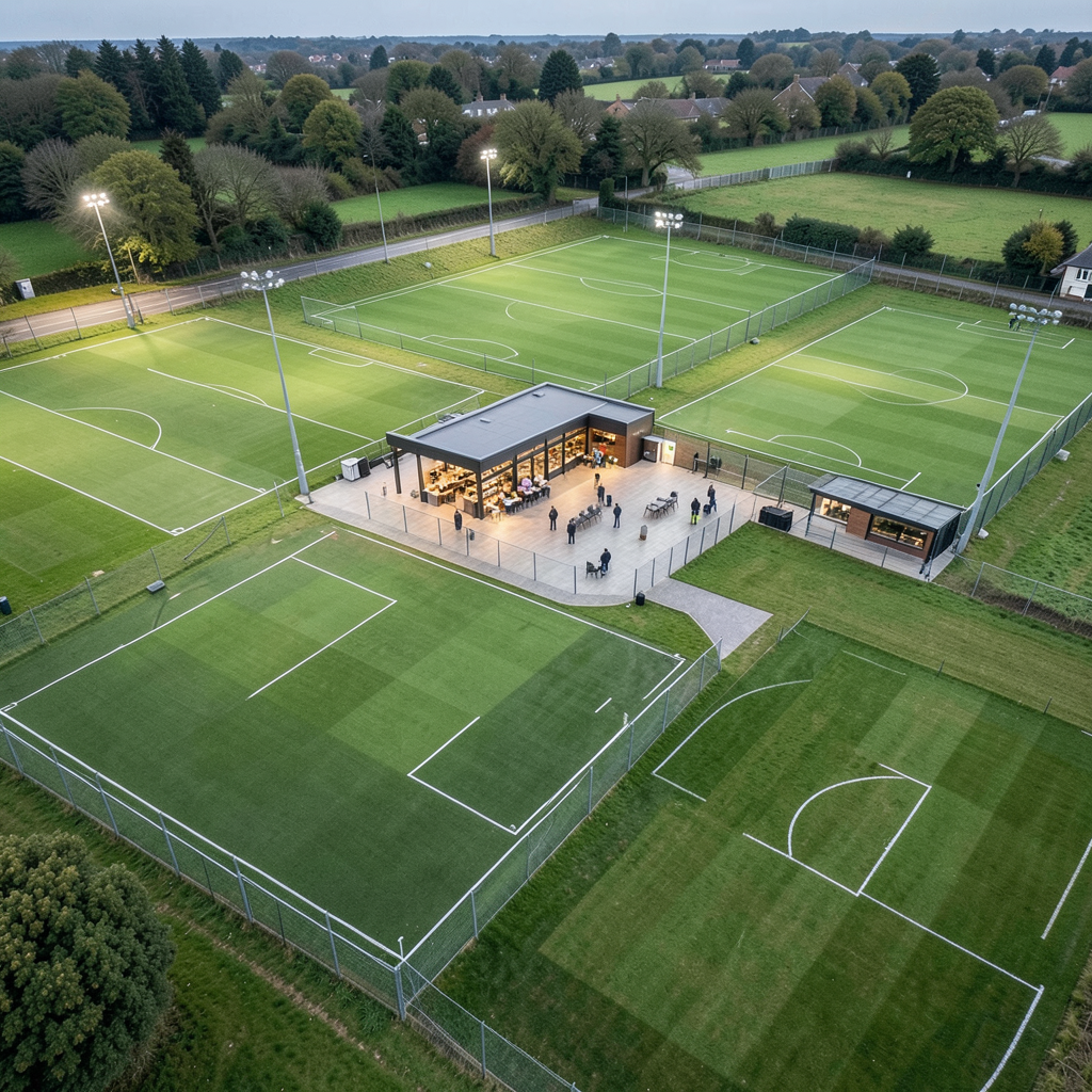 New £9.6m Woodhall Sports Hub opens near Bradford with football pitches and café